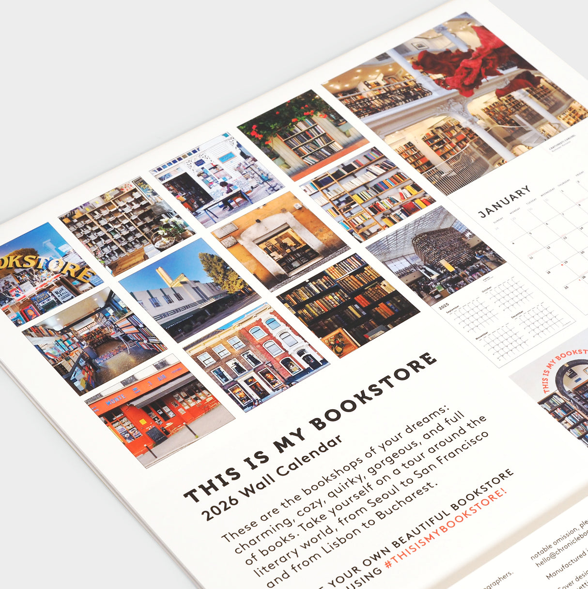 This Is My Bookstore 2026 Wall Calendar