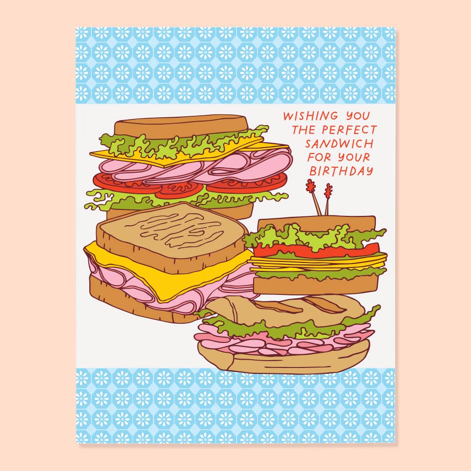 Sandwich Bday Card