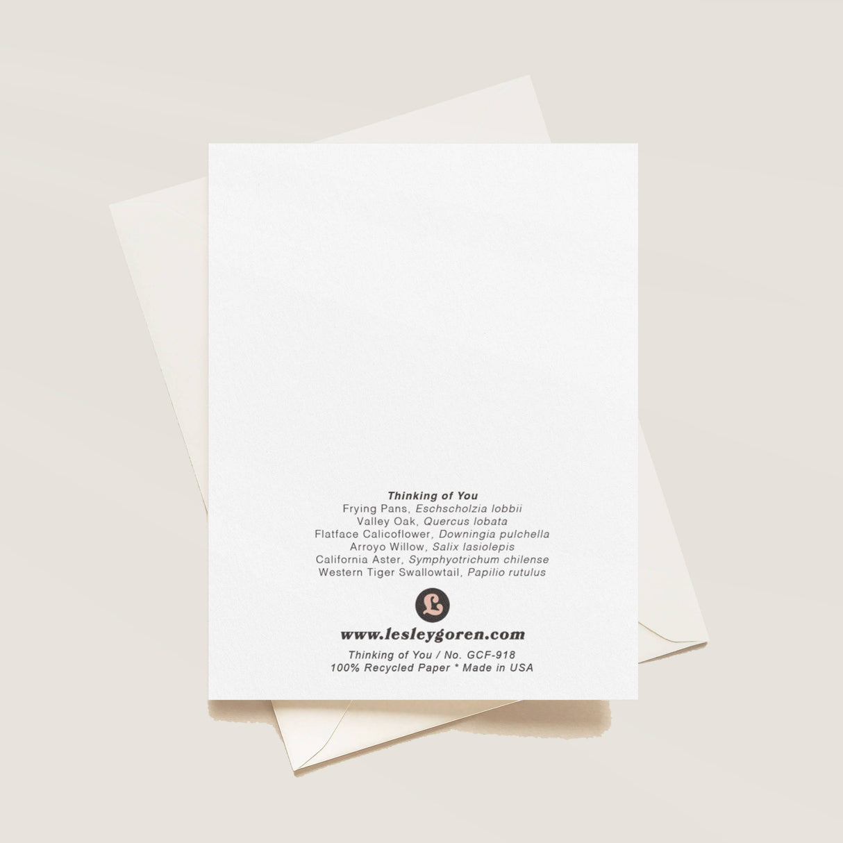 Thinking of You Card – Floral & Butterfly