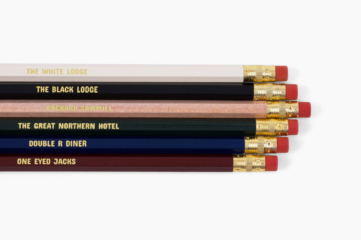 Twin Peaks Pencil Set - Set of 6