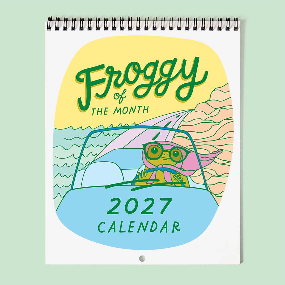 Froggy of the Month 2027 Calendar