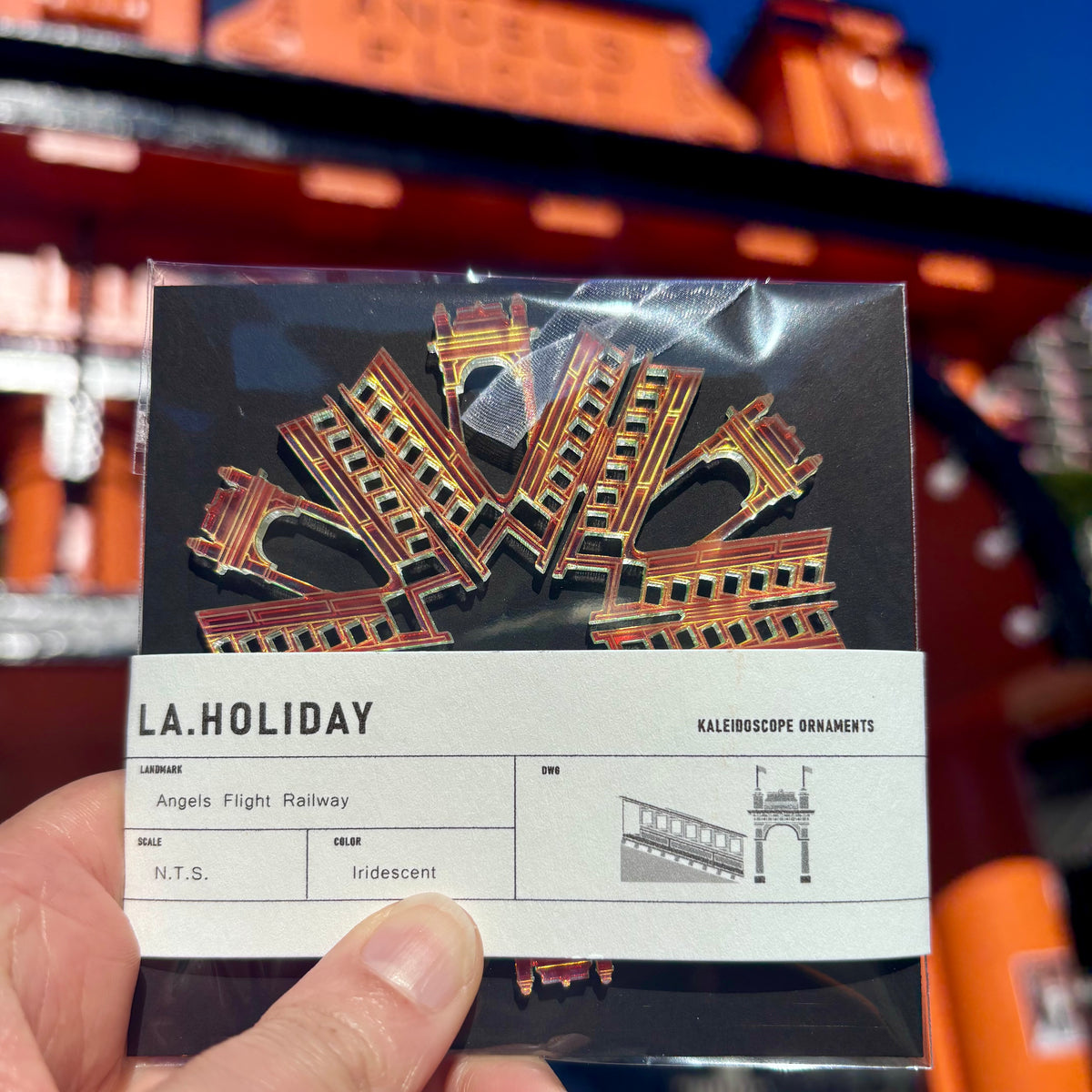 LA Holiday Ornament - Angels Flight