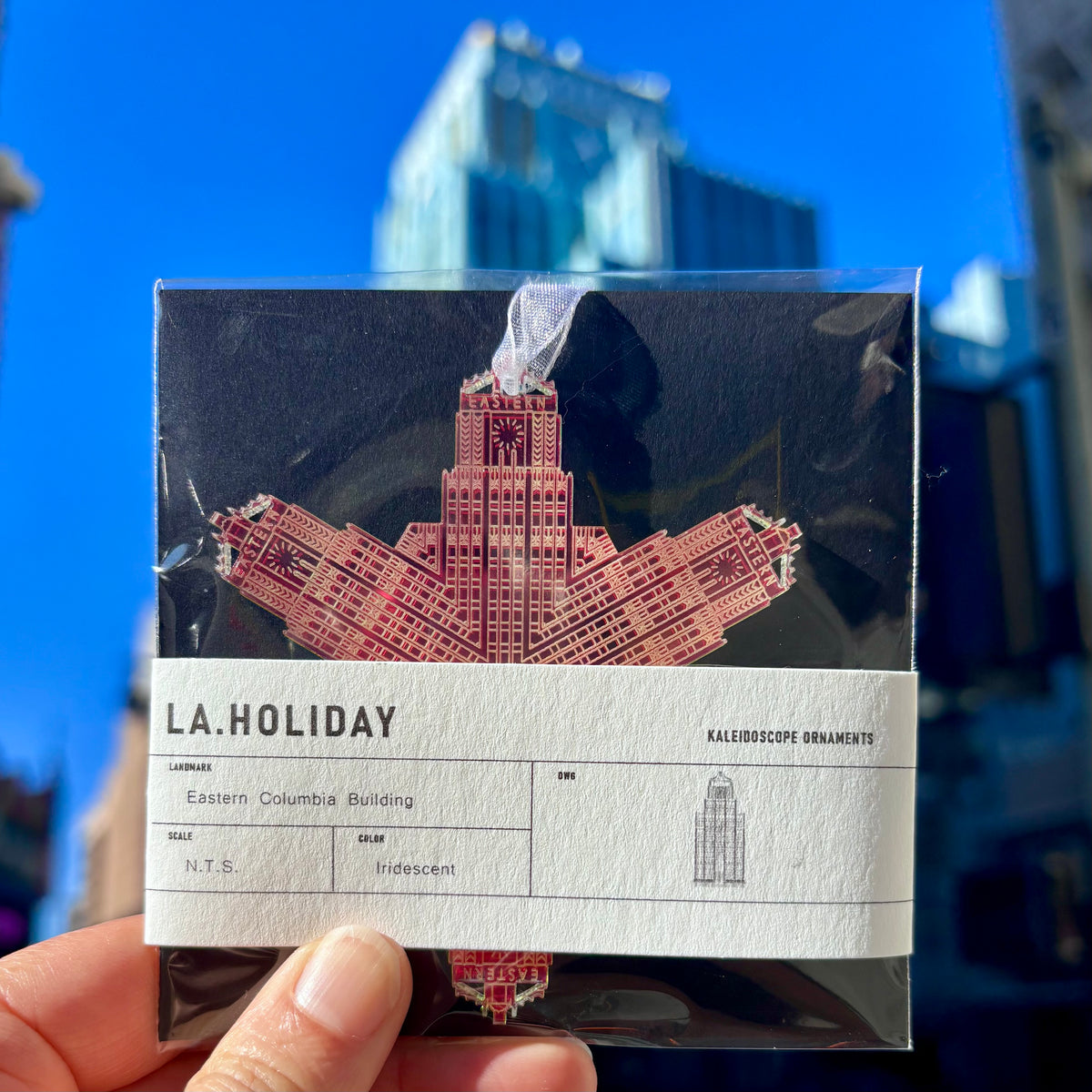 LA Holiday Ornament - Eastern Columbia