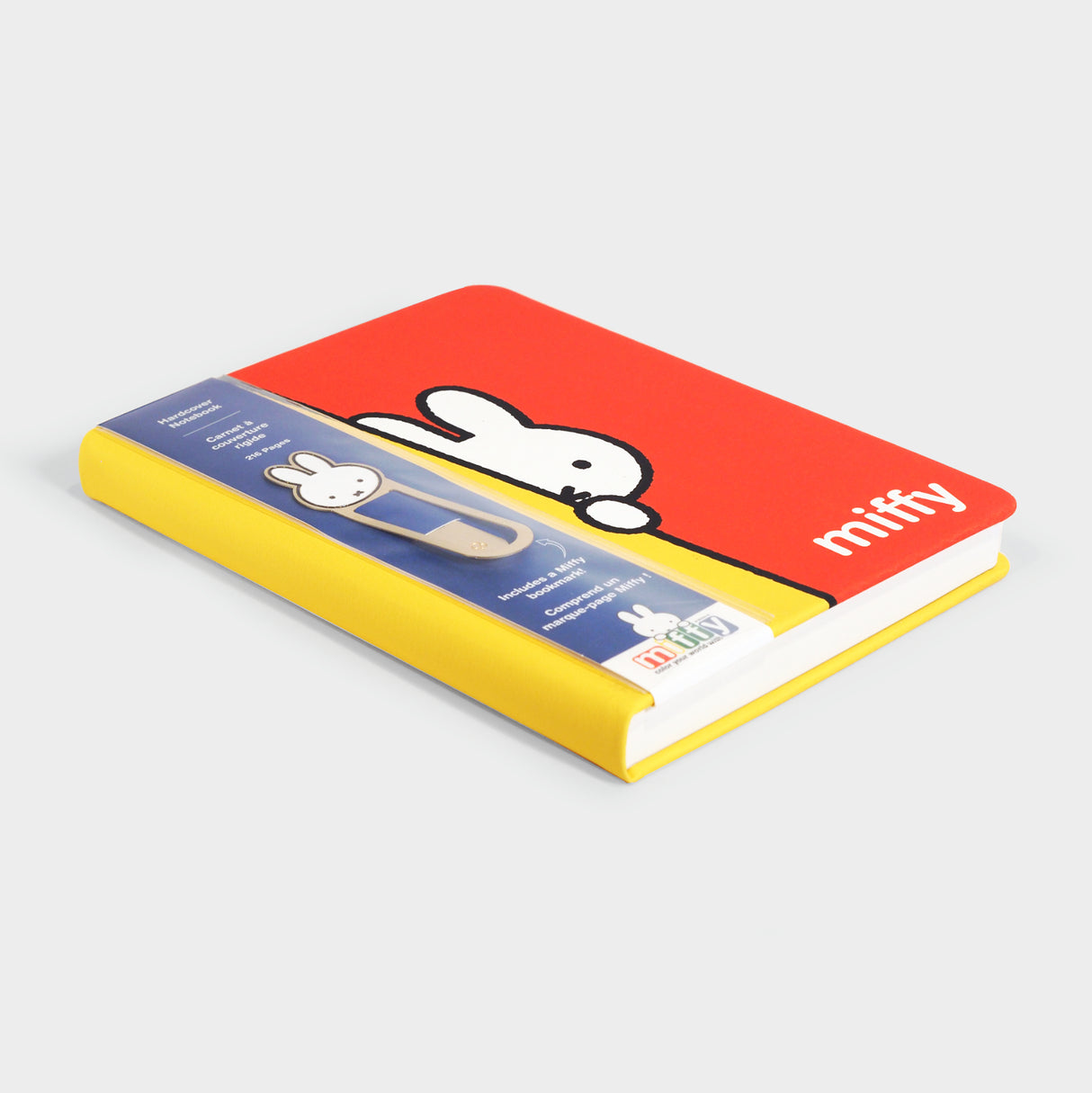 Classic Miffy Hardcover Notebook with Enamel Bookmark