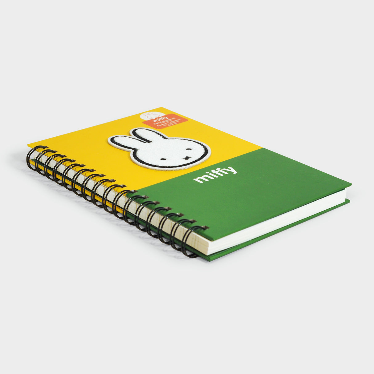 Classic Miffy Medium Spiral Notebook with Chenille Patch