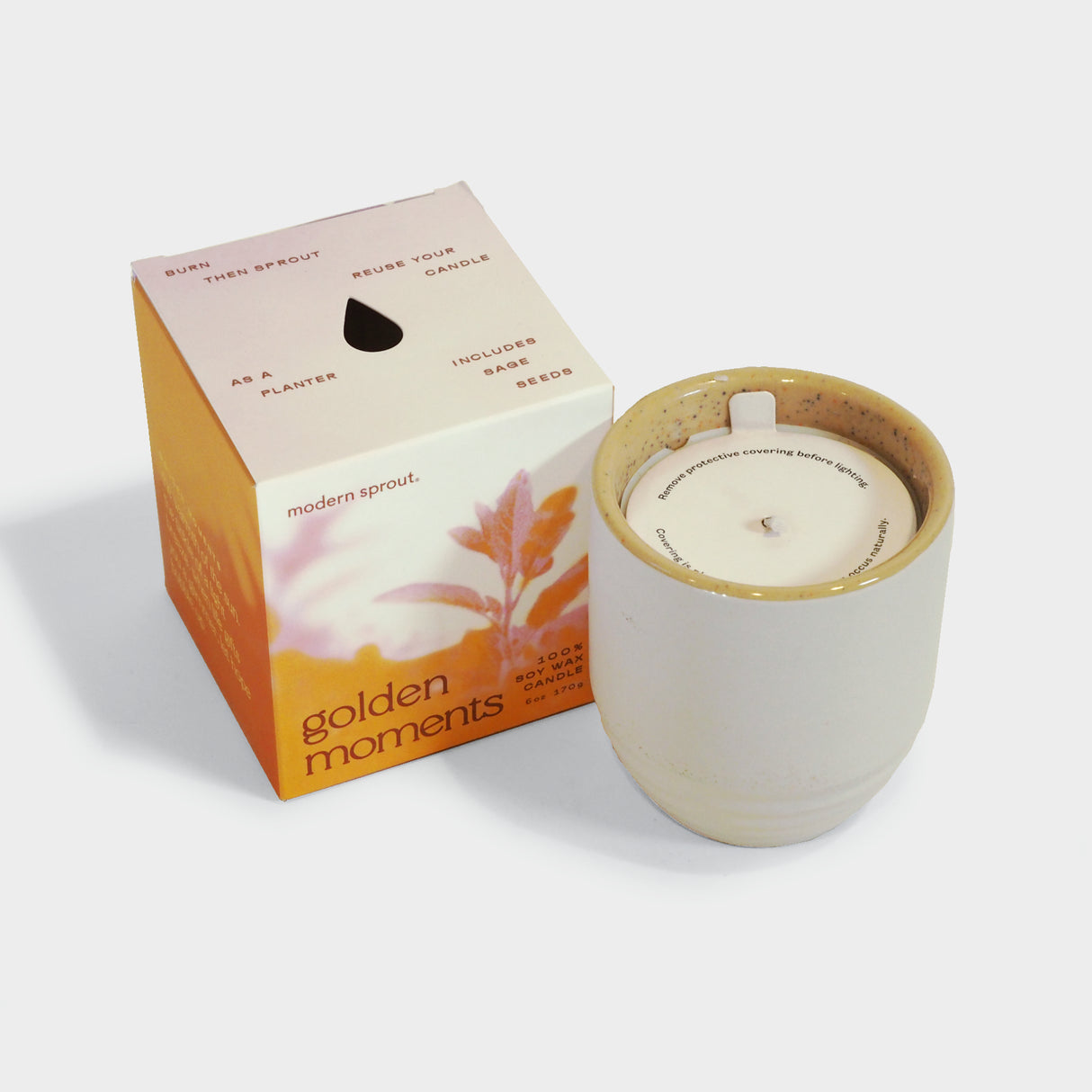 Golden Moments Candle & Sage Seeds