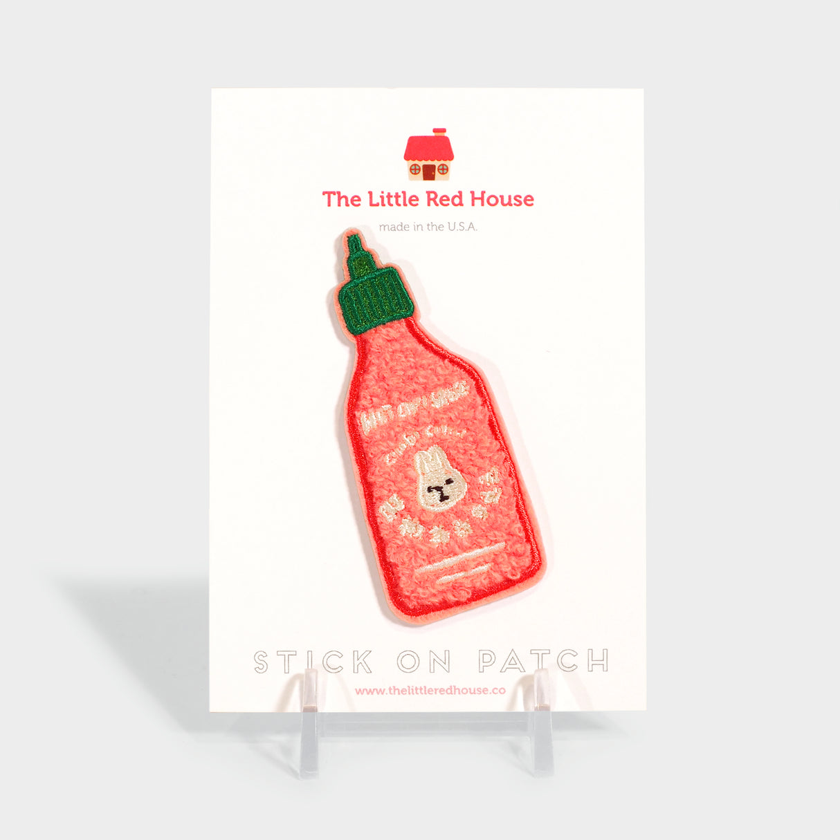 Hot Sauce Stick-On Chenille Patch