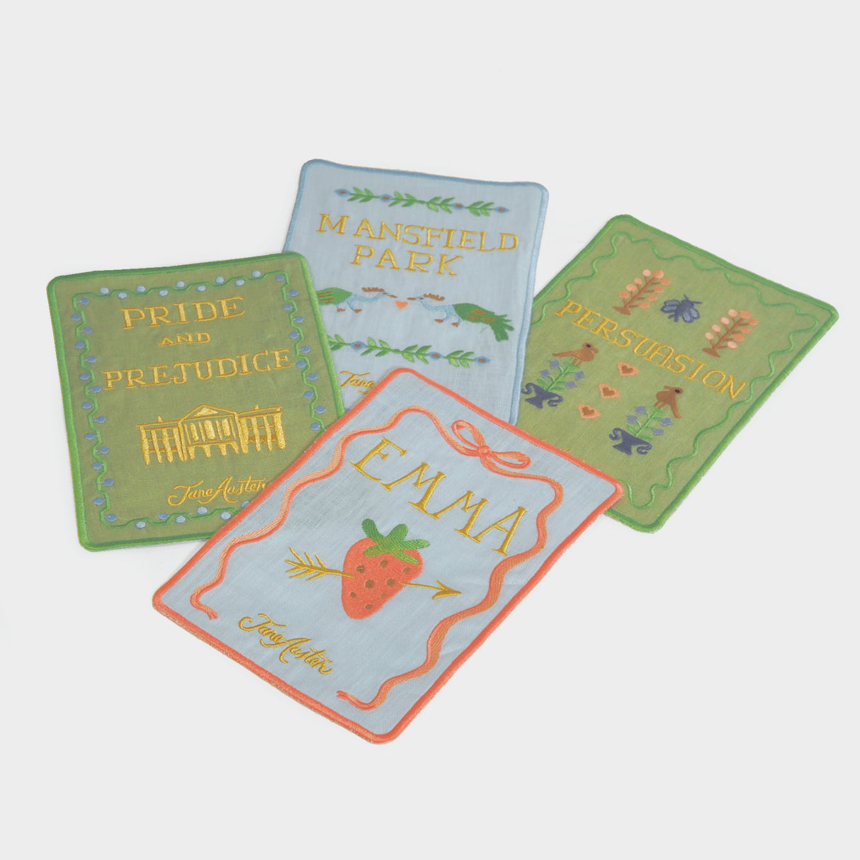 Jane Austen Cocktail Napkins Set of 4