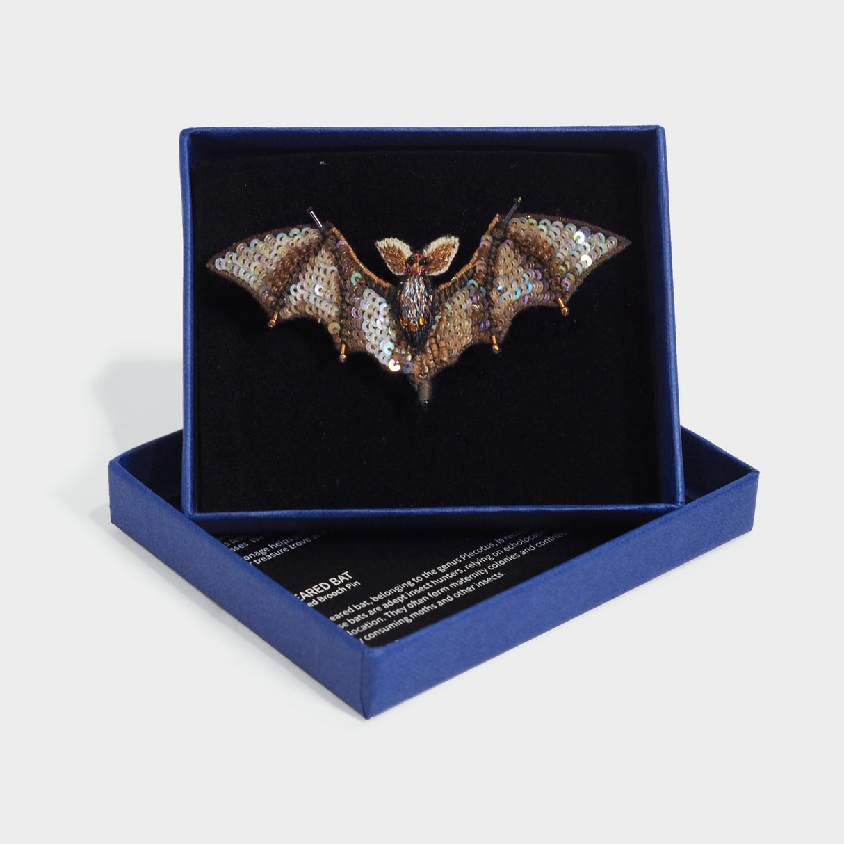 Long Eared Bat Brooch Pin