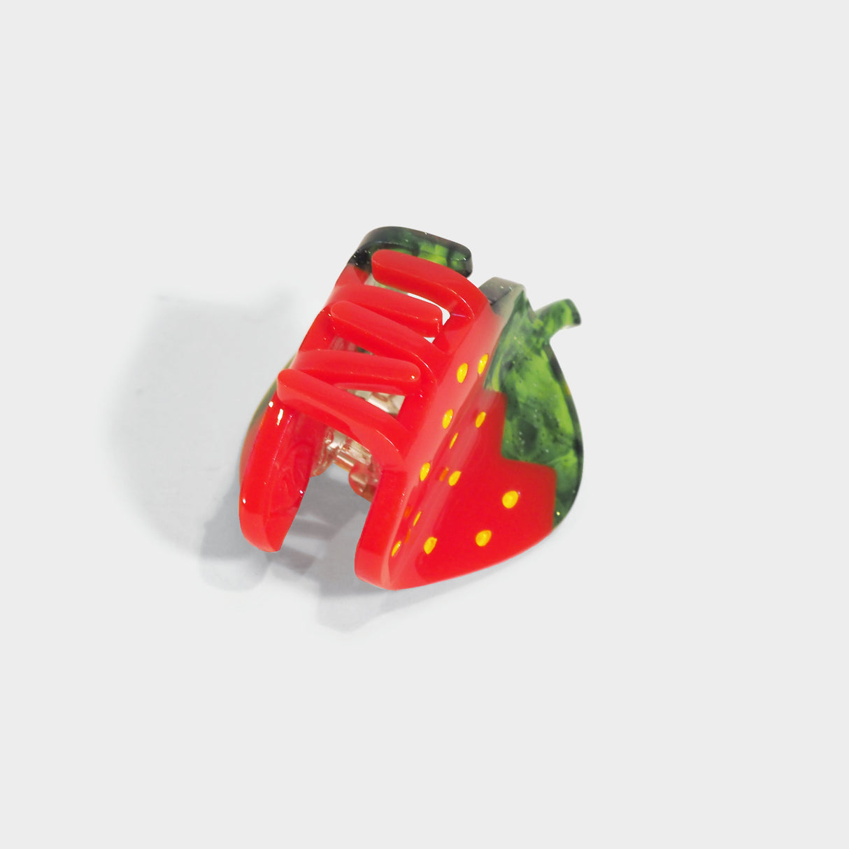 Mini Red Strawberry Hair Claw Clip