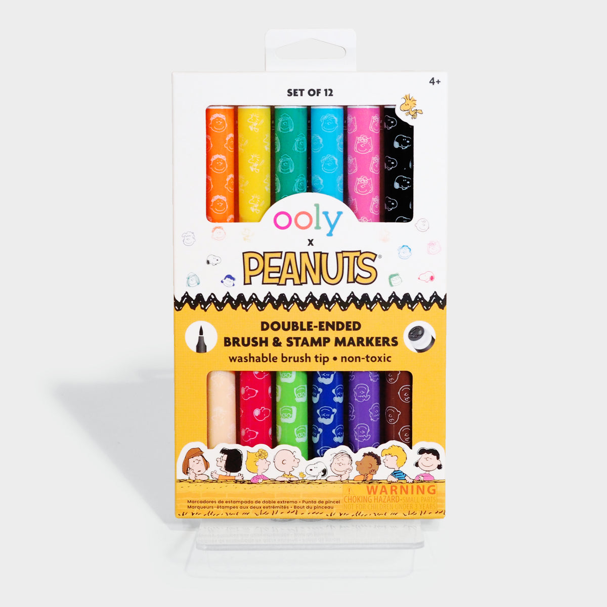OOLY X Peanuts: Double-Ended Brush & Stamp Markers