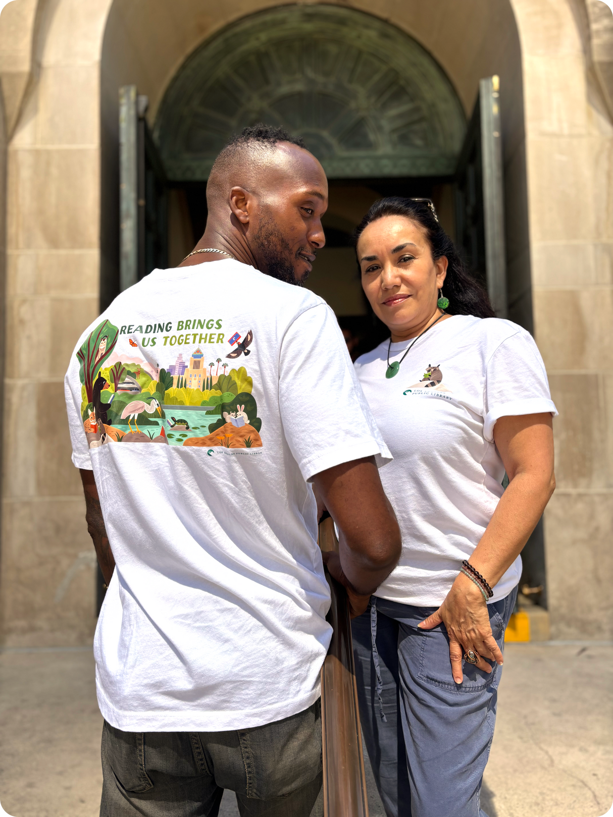 Reading Brings Us Together T-Shirt