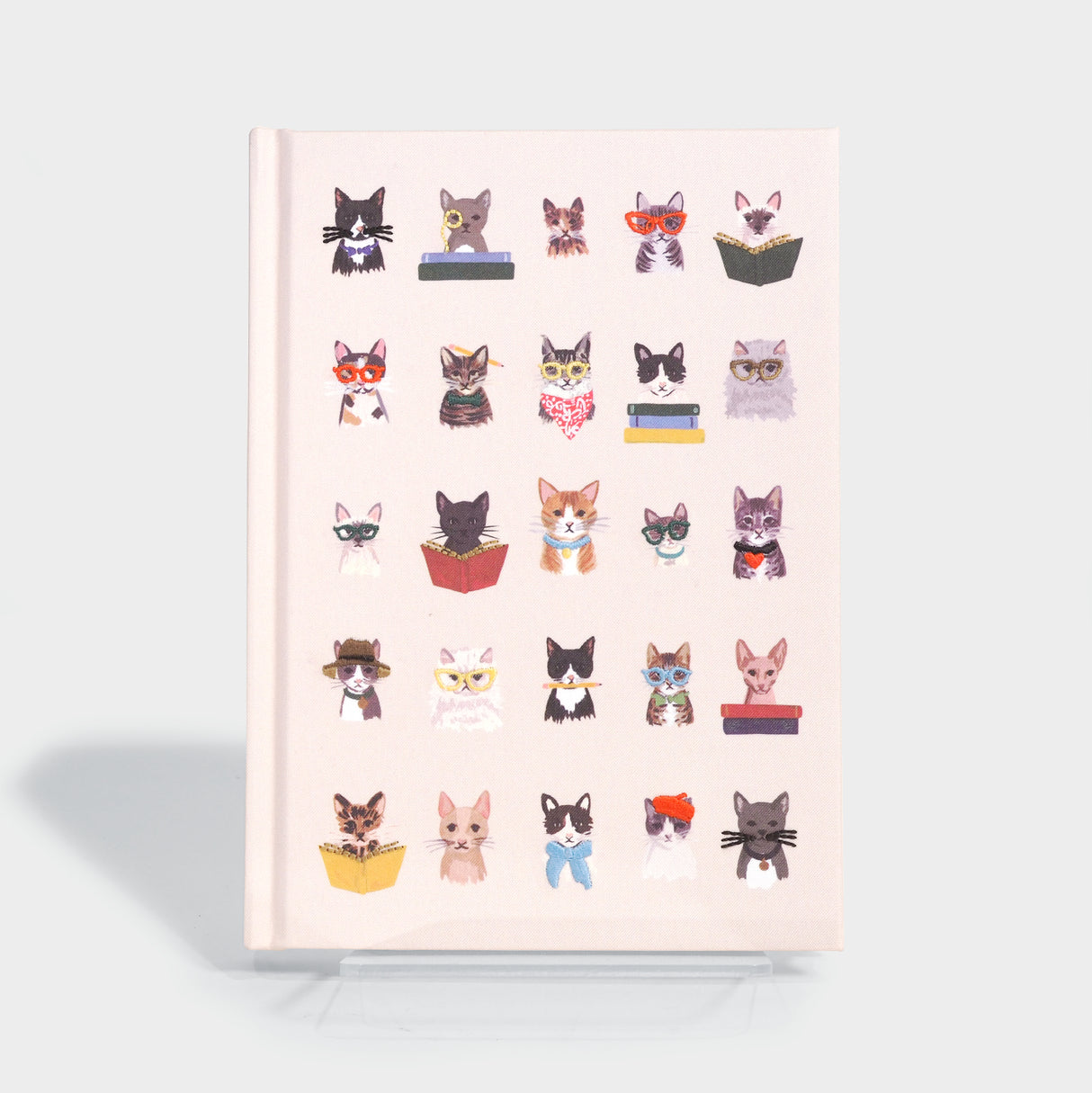 Studious Cats Embroidered Journal