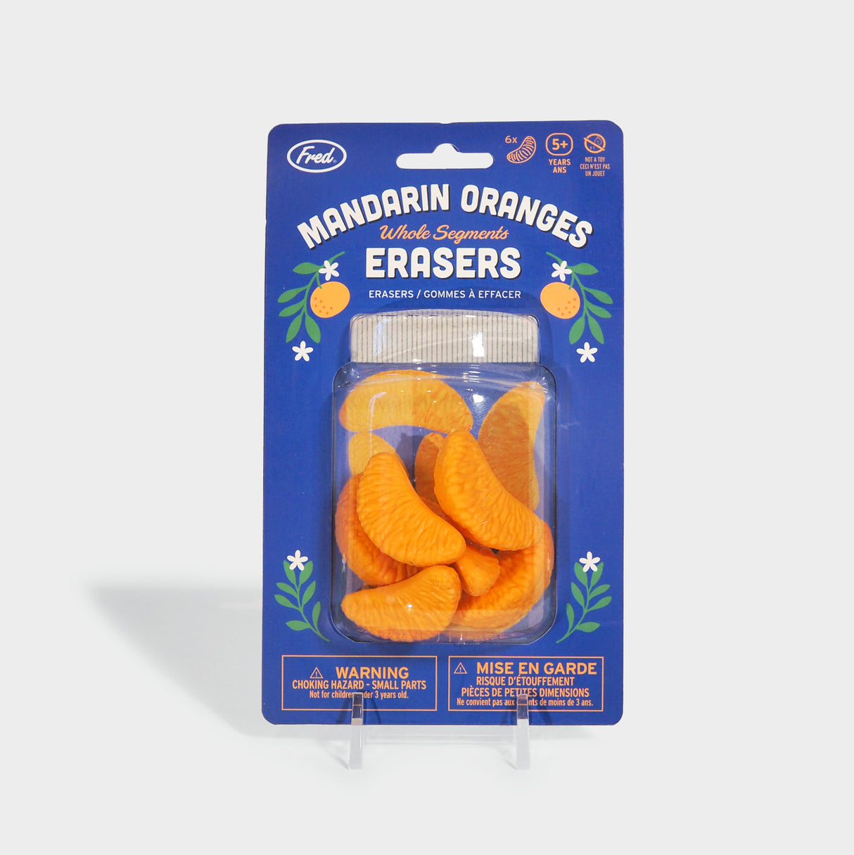 Uncanny Orange Erasers