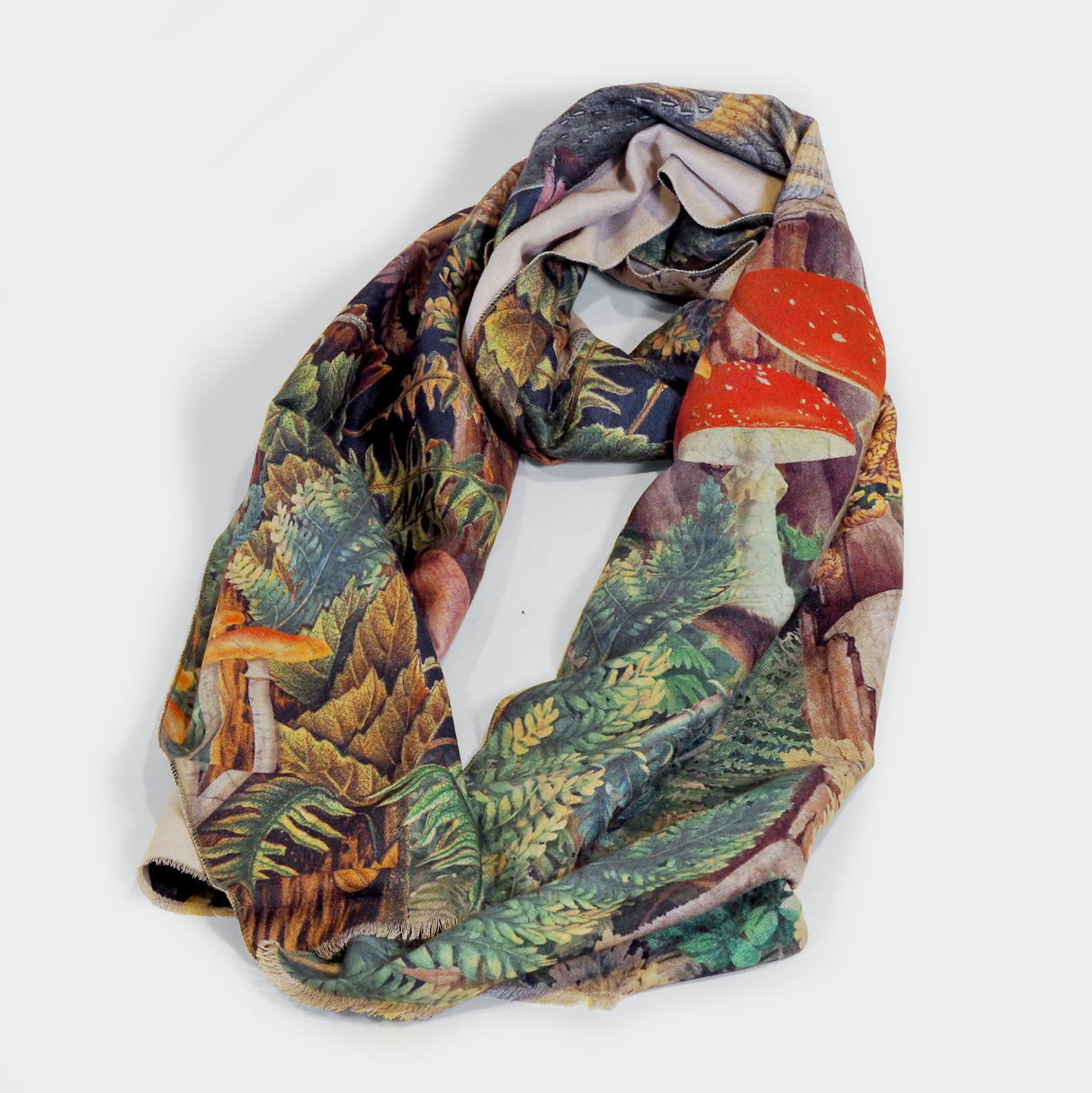 Wild Woodland Owl Lux Scarf