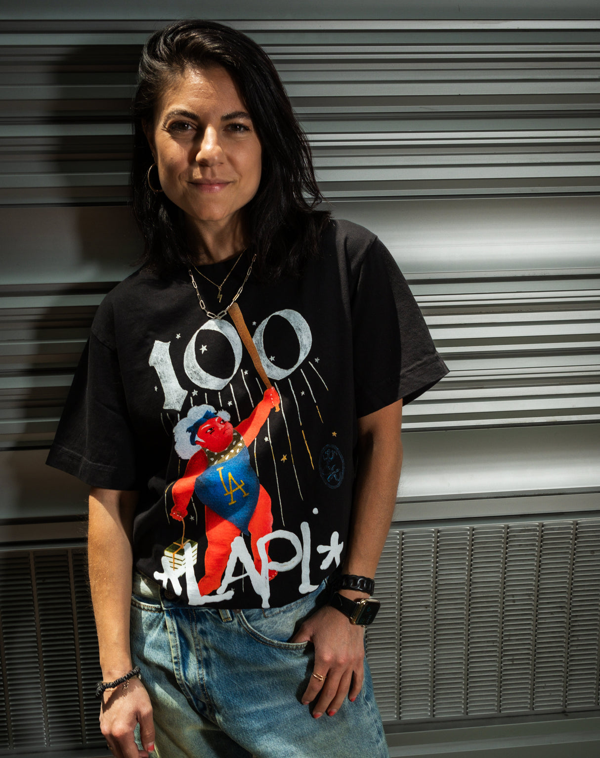 100 Years L.A. Central Library by Gajin Fujita T-Shirt