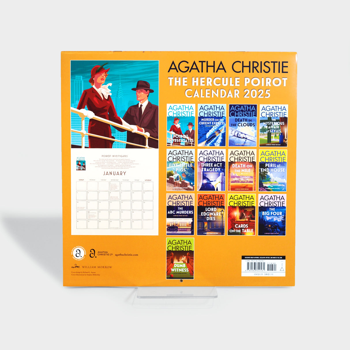 Agatha Christie’s Hercule Poirot Calendar 2025