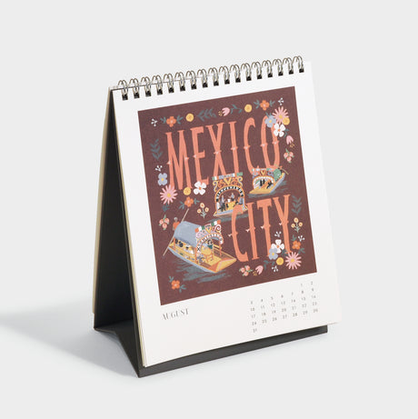 Greetings from Around the World Desk Calendar