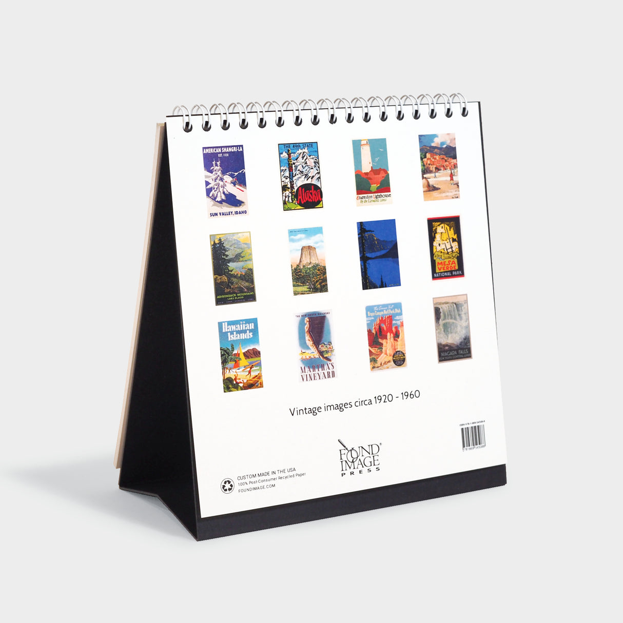 2025 See America Desk Easel Calendar