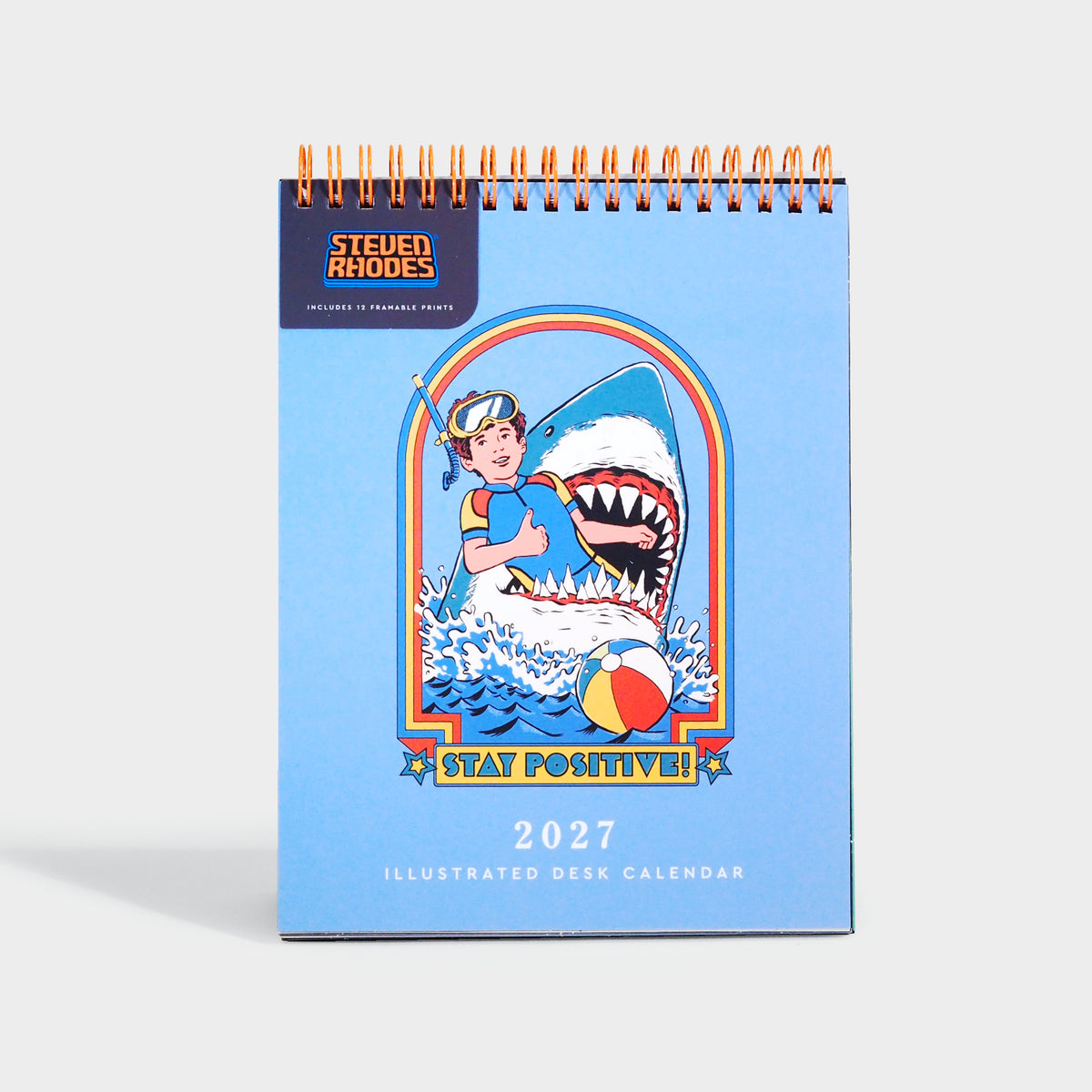 2027 Steven Rhodes Desk Calendar