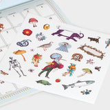 The Antiquarian Sticker Book 2027 Wall Calendar: with Stickers