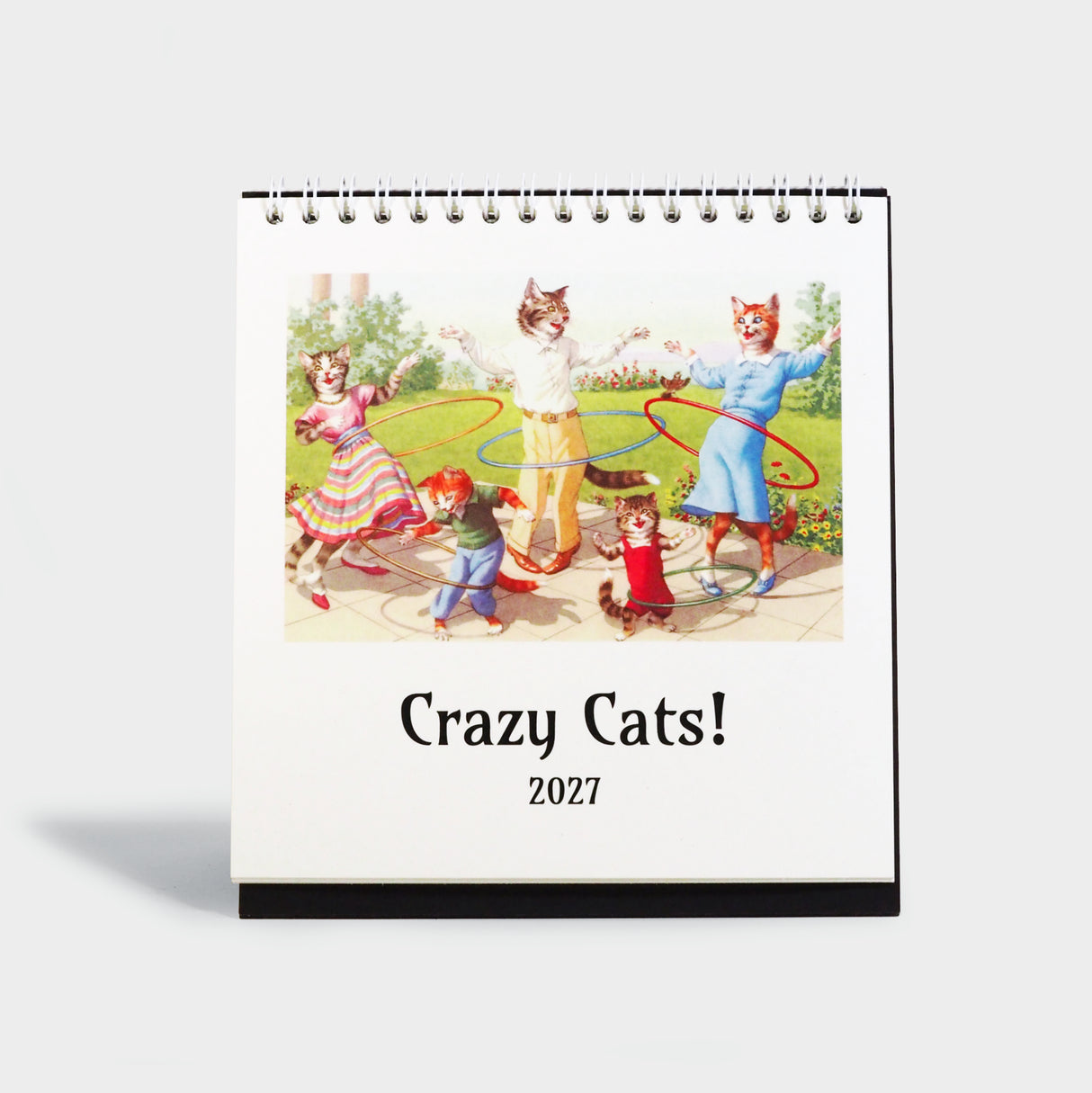 Crazy Cats! 2027 Easel Desk Calendar