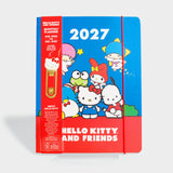 2027 Hello Kitty Retro Just Right Monthly Planner with Enamel Charm