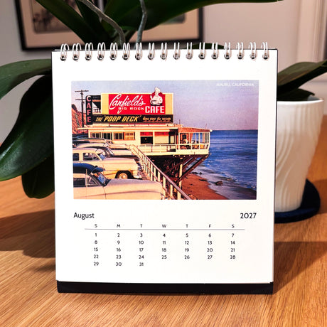 Los Angeles 2027 Easel Desk Calendar