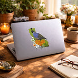 California State Matte Mirror PVC-Free Sticker