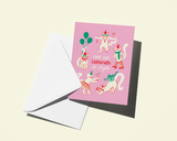 Cool Cats Celebration Card Cat Birthday Card