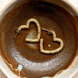 Beaded Heart Earrings