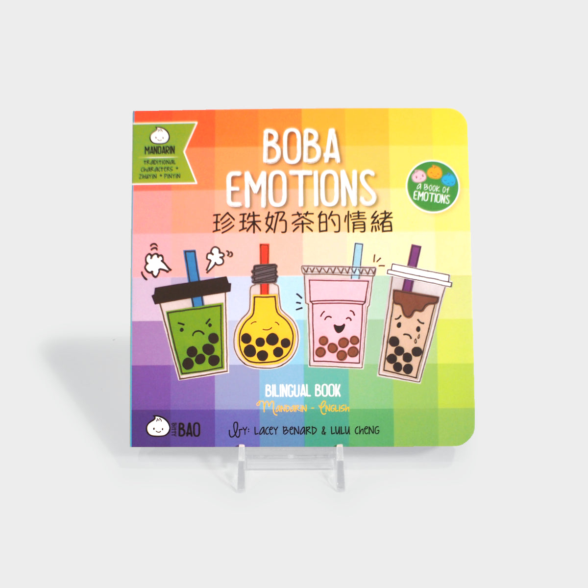 Bitty Bao Boba Emotions: A Bilingual Book in English and Mandarin with Traditional Characters