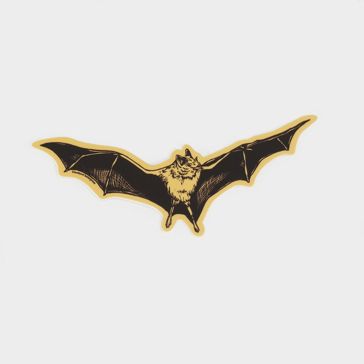 Brown Bat Sticker