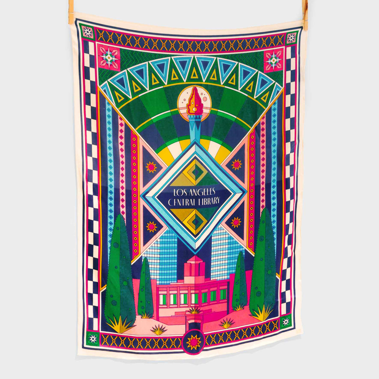 Central 100: Celebrating a Century of the Light of Learning Silk Scarf
