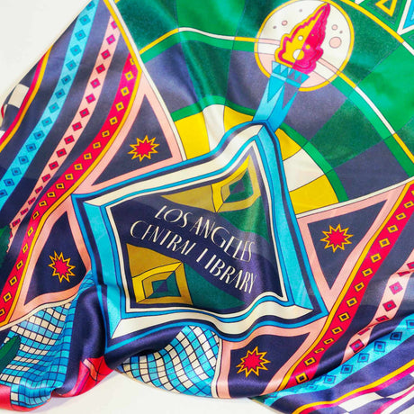 Central 100: Celebrating a Century of the Light of Learning Silk Scarf