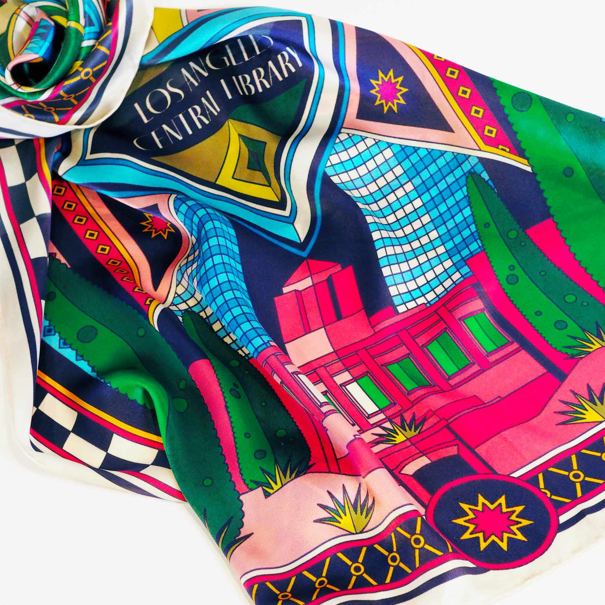 Central 100: Celebrating a Century of the Light of Learning Silk Scarf