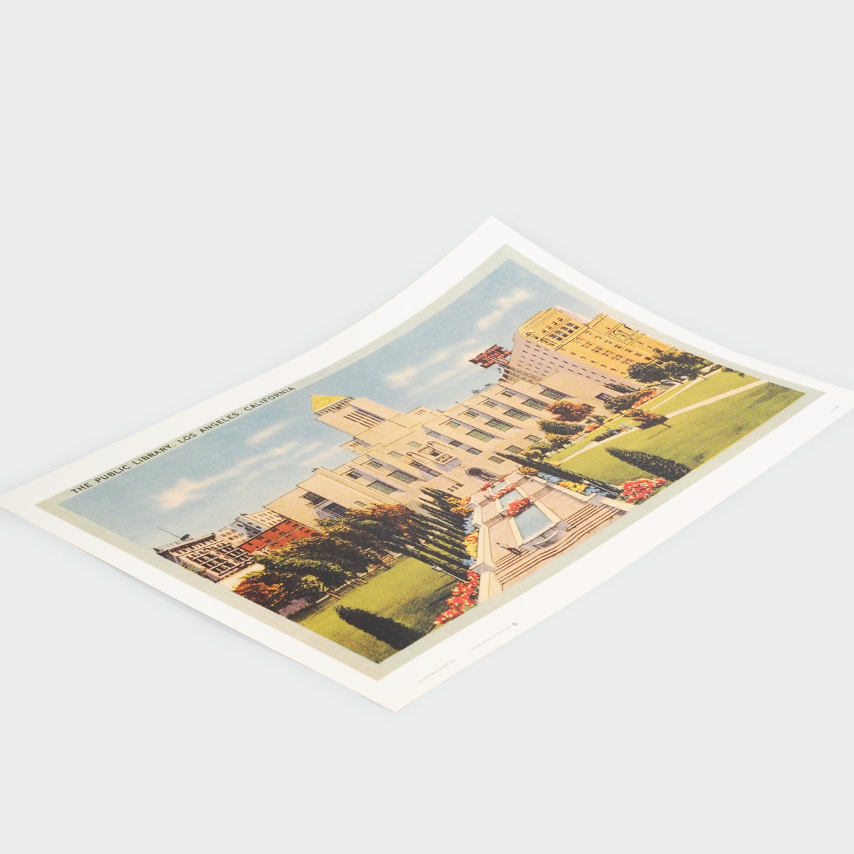 Central Library, Vintage Image Print