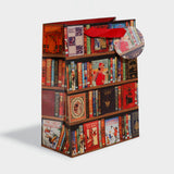Christmas Bookshelf Medium Gift Bag