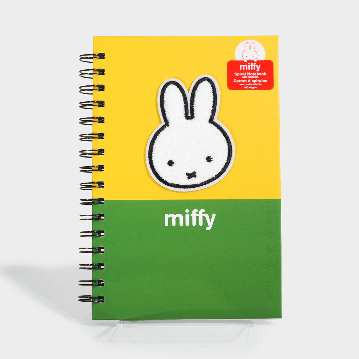 Classic Miffy Medium Spiral Notebook with Chenille Patch