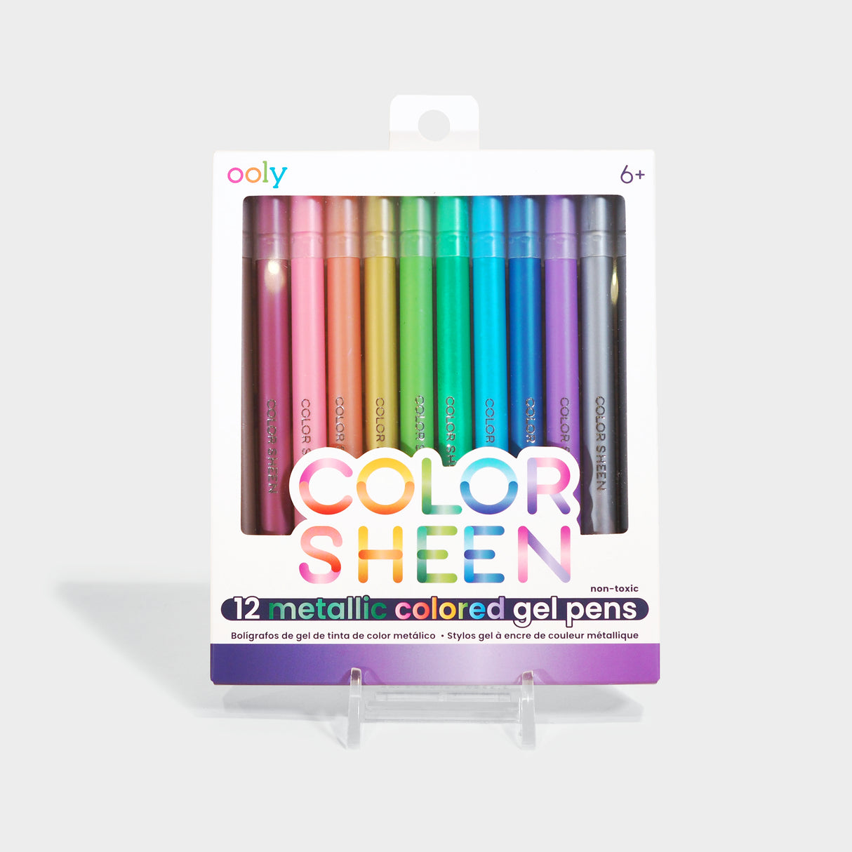 Color Sheen: Metallic Colored Gel Pens Set of 12