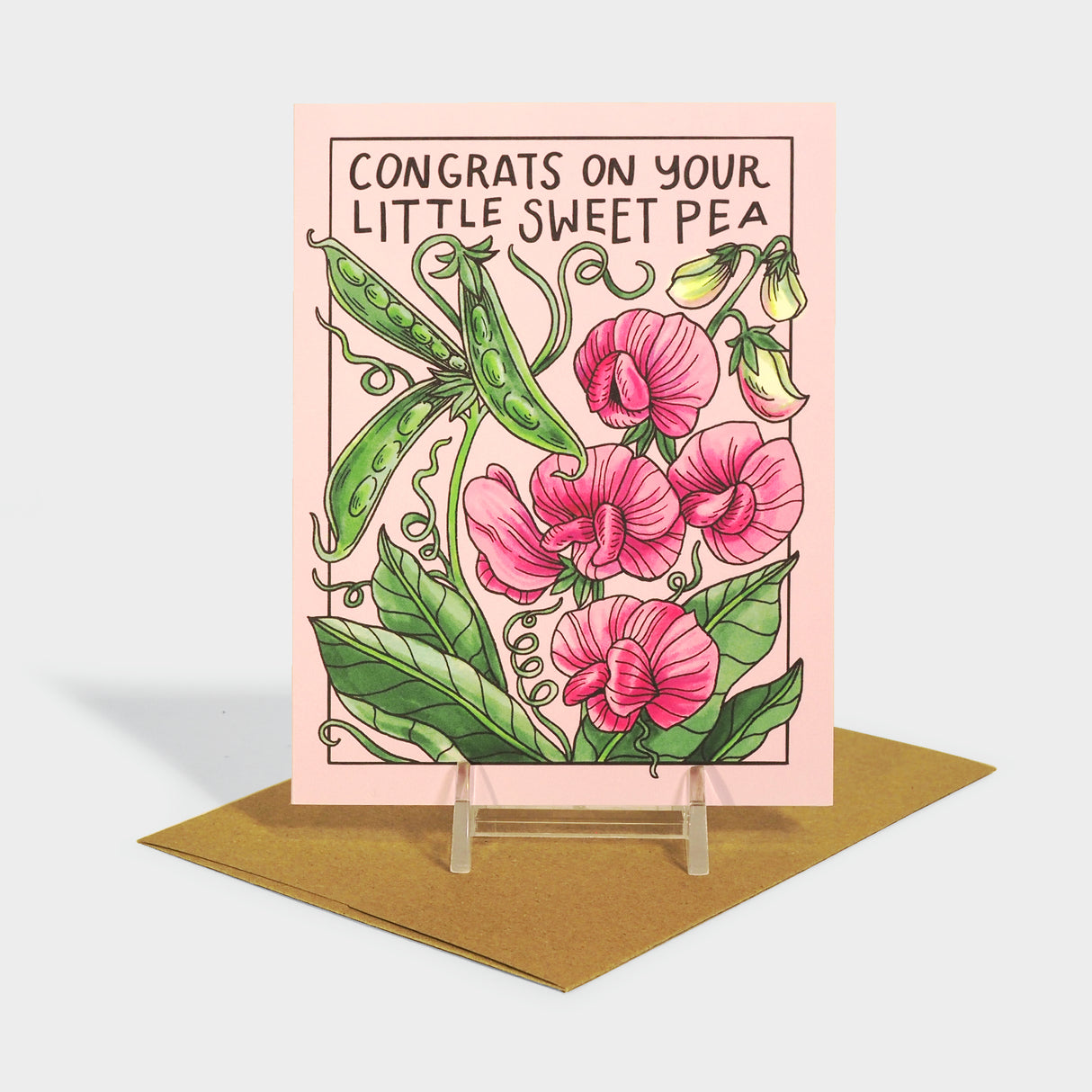 Congrats On Your Little Sweet Pea Card