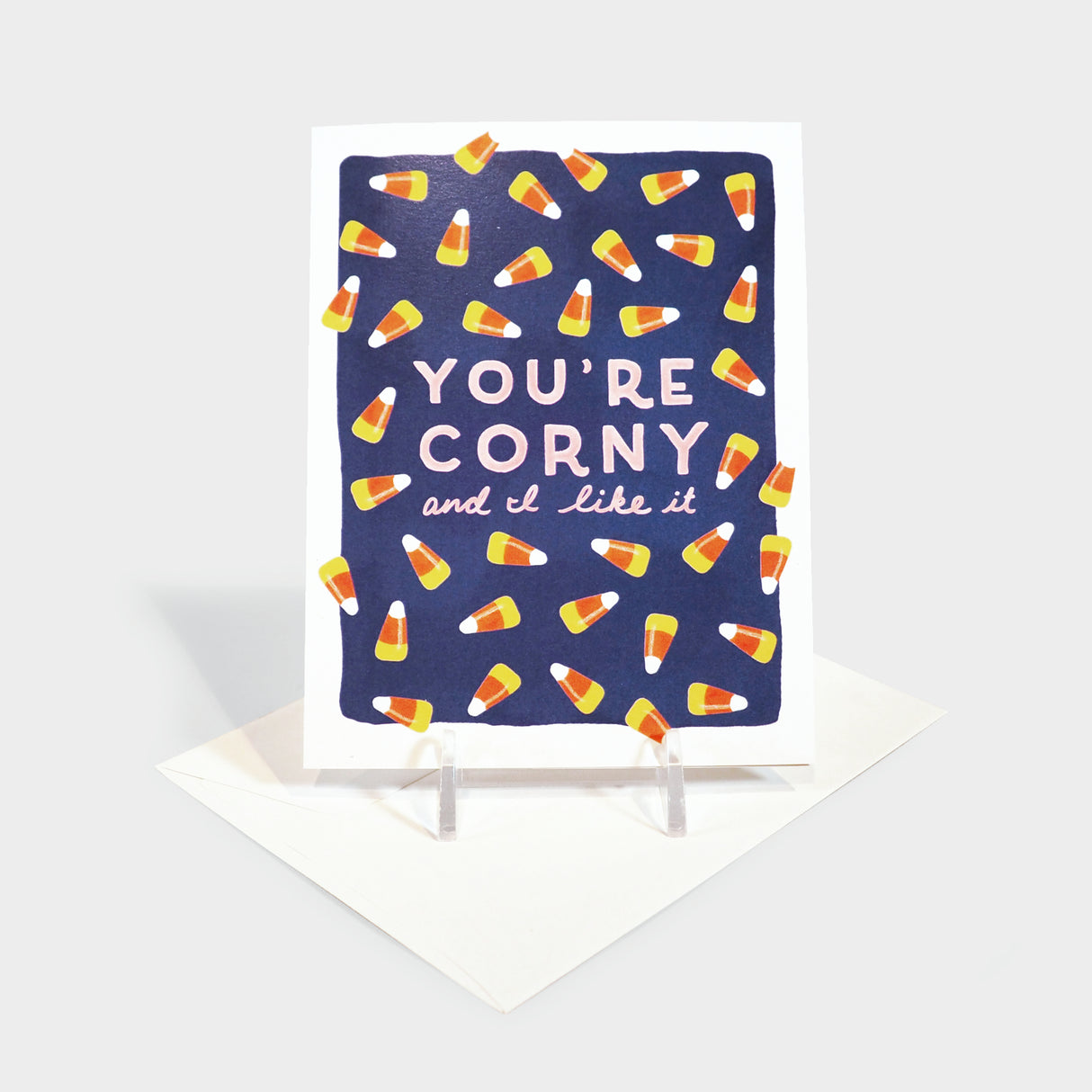 Corny Halloween Card