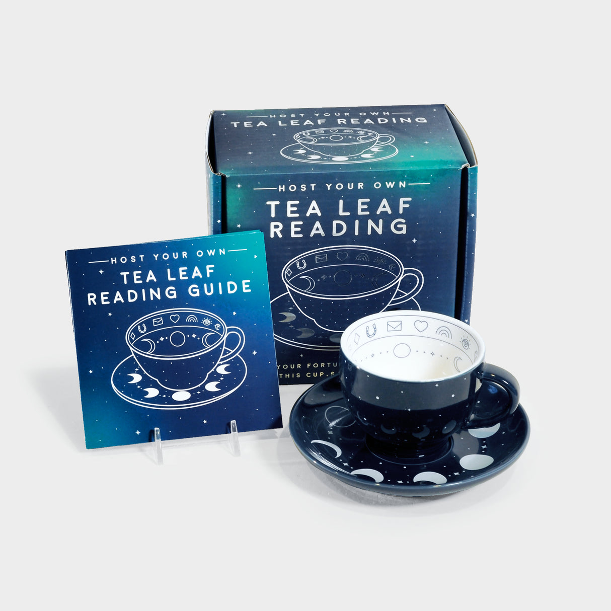 Cosmic Tea Leaf Reading Cup and Saucer