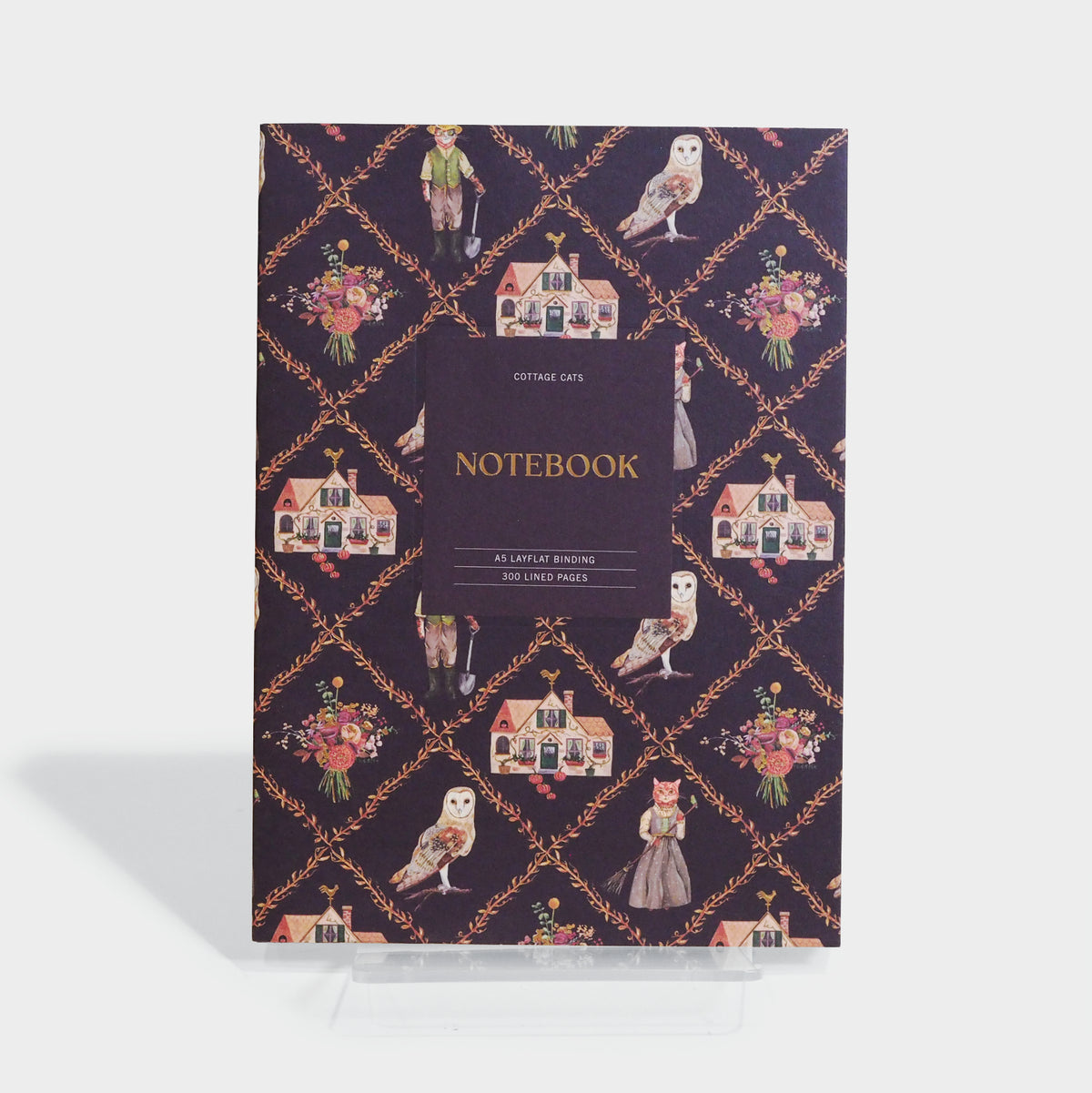 Cottage Cats A5 Premium Notebook