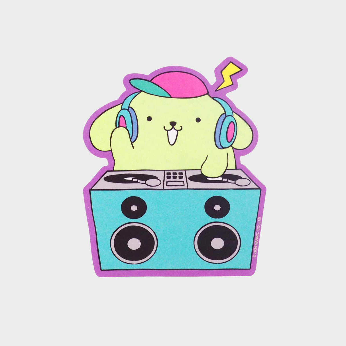 DJ Pompompurin Vinyl Sticker