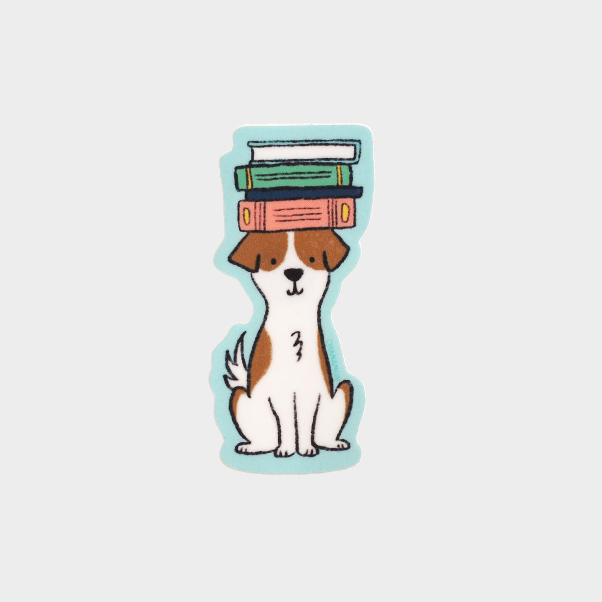 Dog Books Sticker