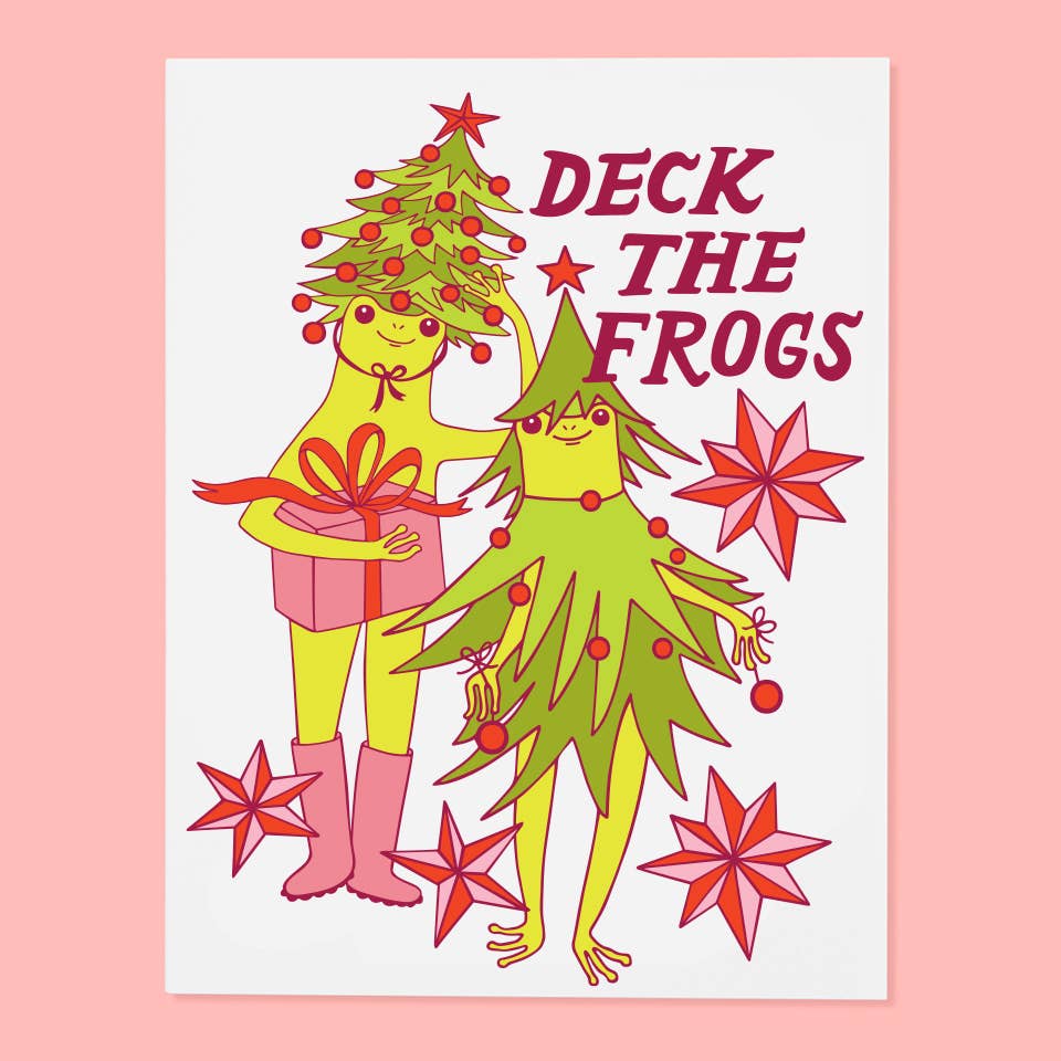 Deck the Frogs Card (Set of 6)