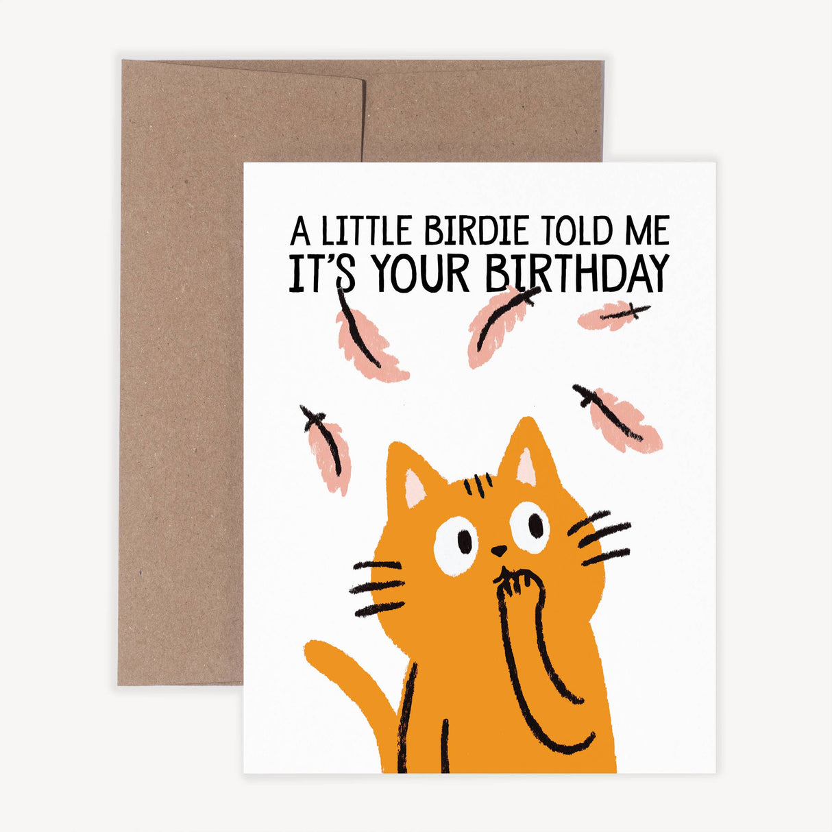 Cat Little Birdie Birthday