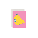 Thanks a Bunch Banana Card Food Pun Thank You Card