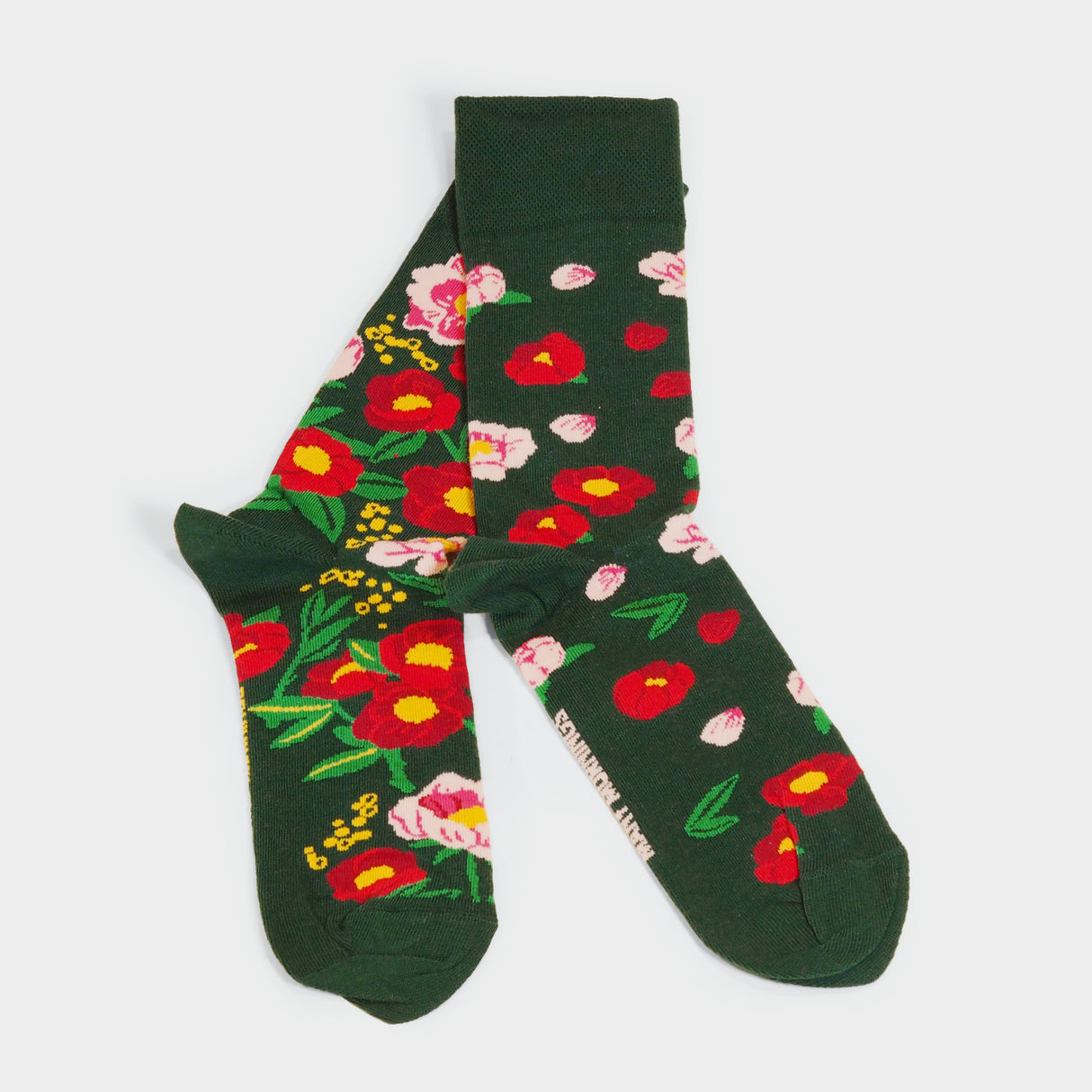 Flower Power Crew Socks - Medium